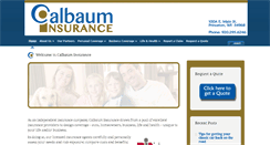 Desktop Screenshot of calbauminsurance.com